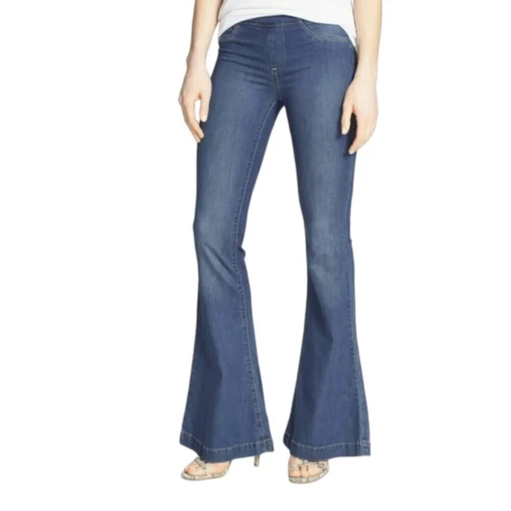 Blank NYC Pull On Stretch Bellbottom Jeggings/ Flare Leg Jeans 25